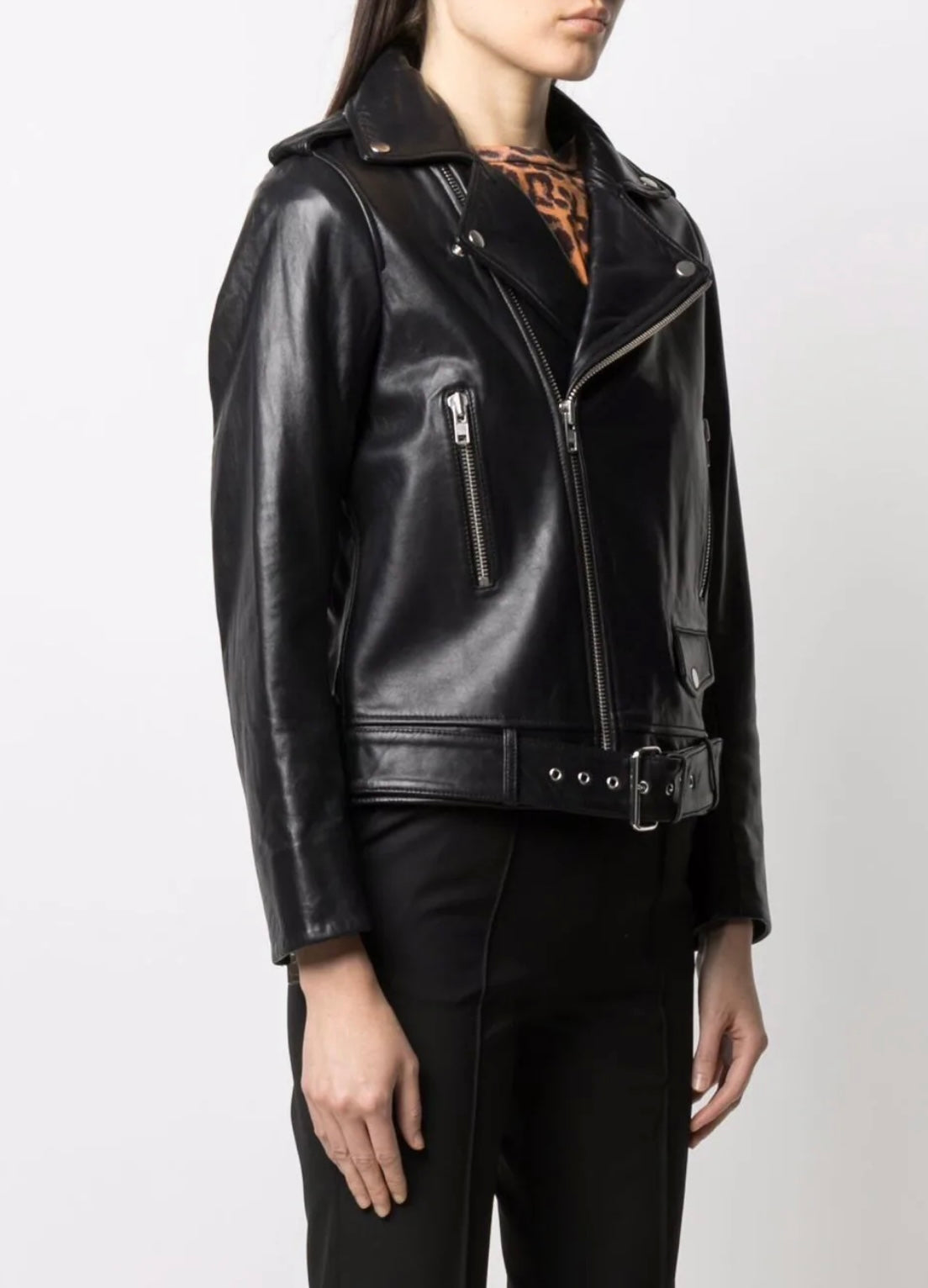 STAND STUDIO
zipped biker jacket