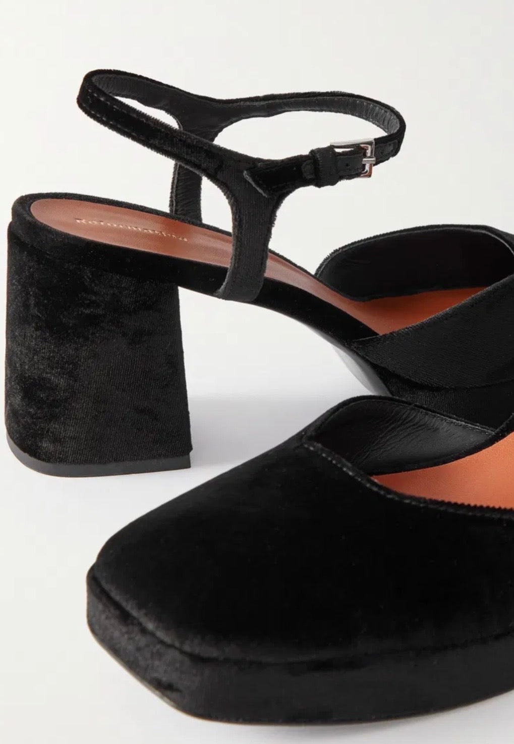 REFORMATION

Mirasol Velvet Platform Pumps