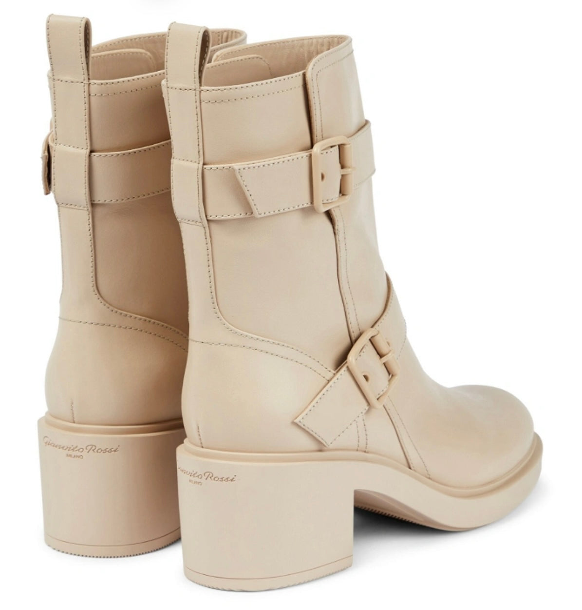 Gianvito Rossi - Ryder leather ankle boots