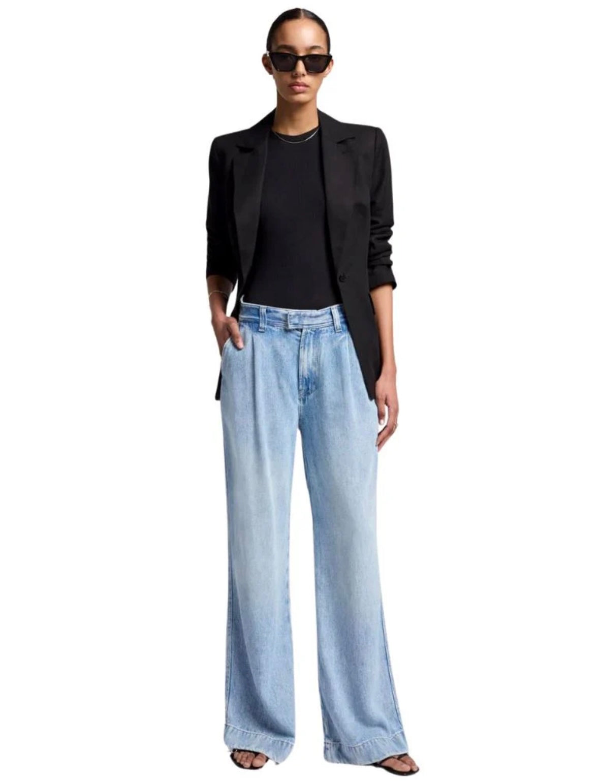 7 FOR ALL MANKIND pleated trouser jean