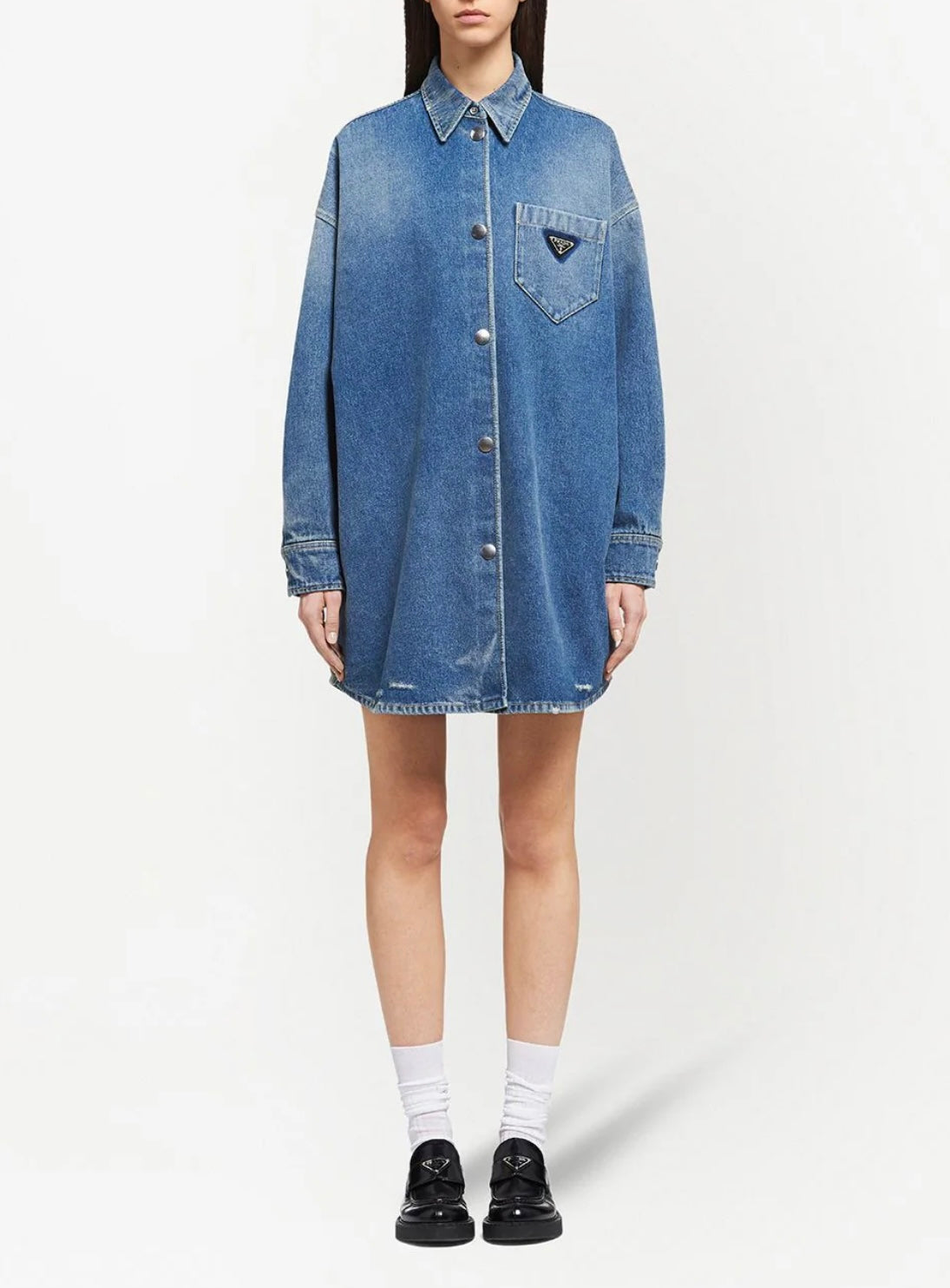 Pre-loved Prada Tech Rec Re-Nylon piqué sports top