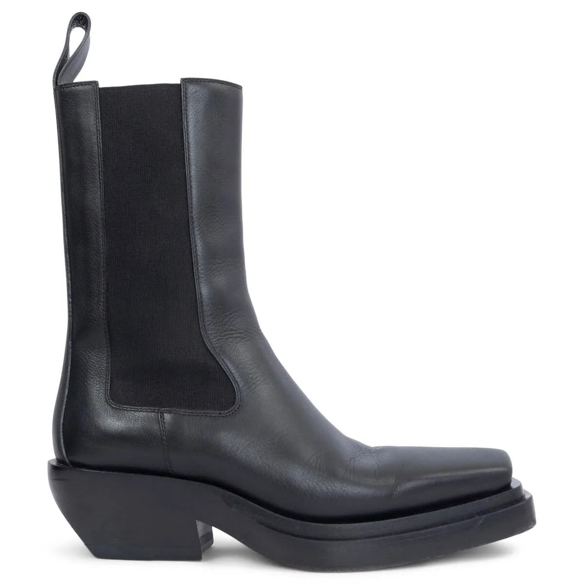 BOTTEGA VENETA leather western boots