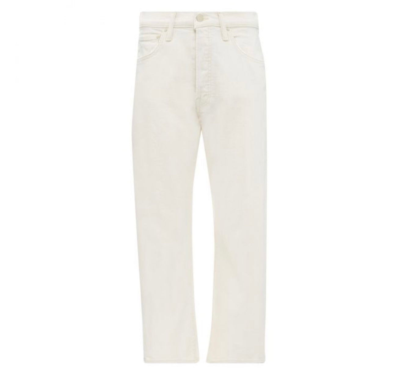 MOTHER DENIM - The Ditcher Crop in Chalk