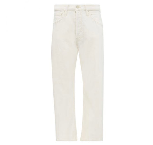 MOTHER DENIM - The Ditcher Crop in Chalk