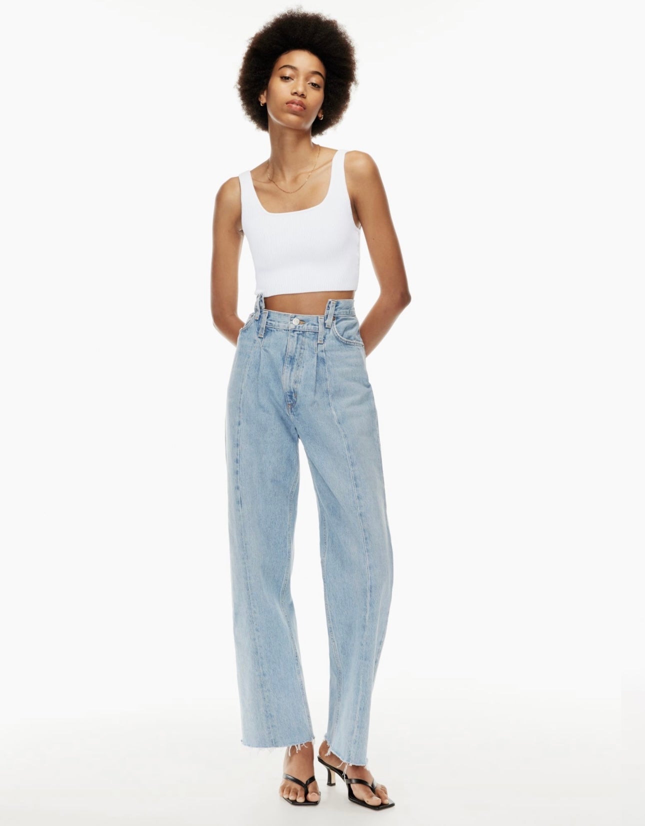 AGOLDE - Pieced Angled Jeans