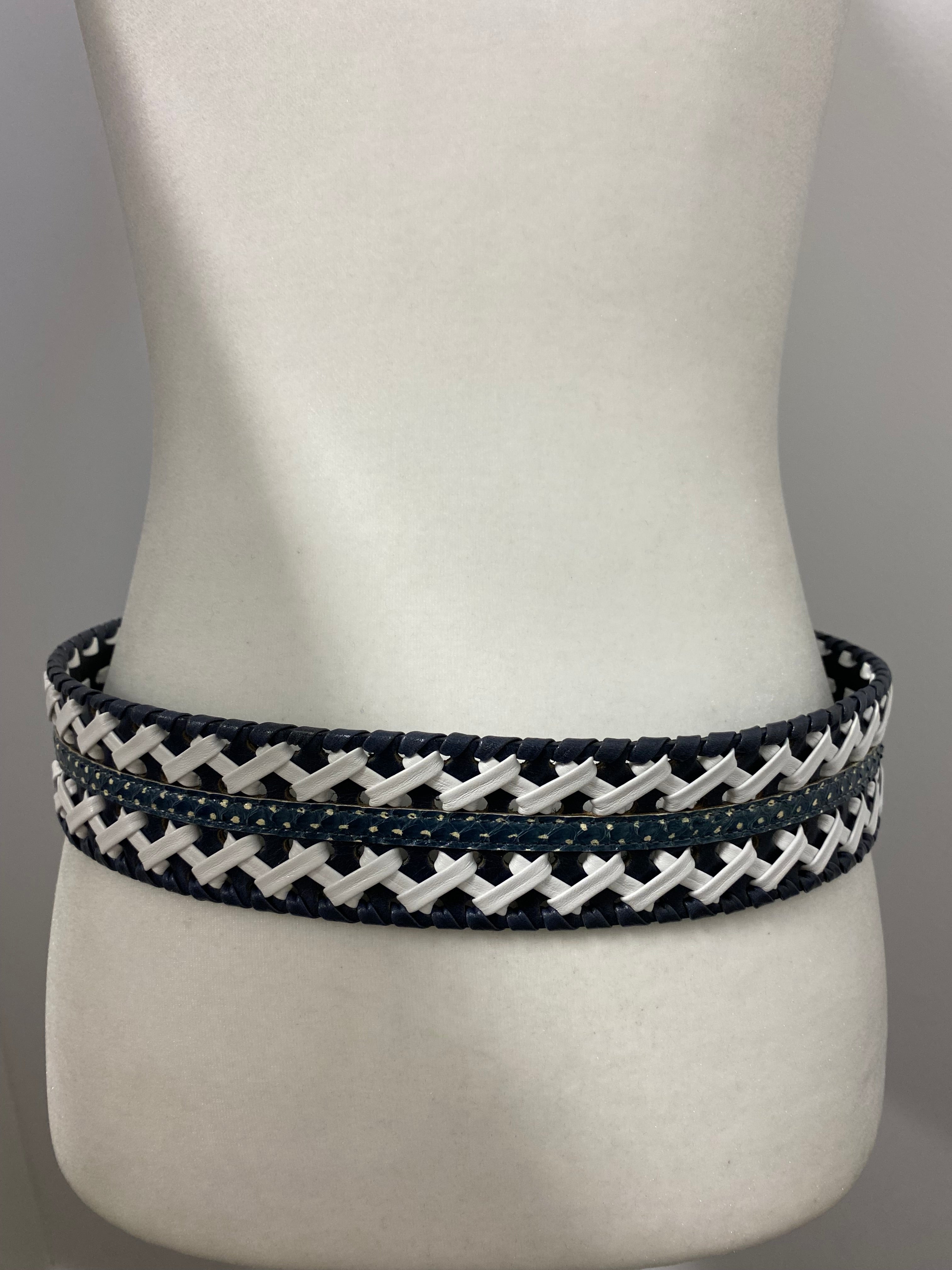 Oscar De La Renta Woven Belt