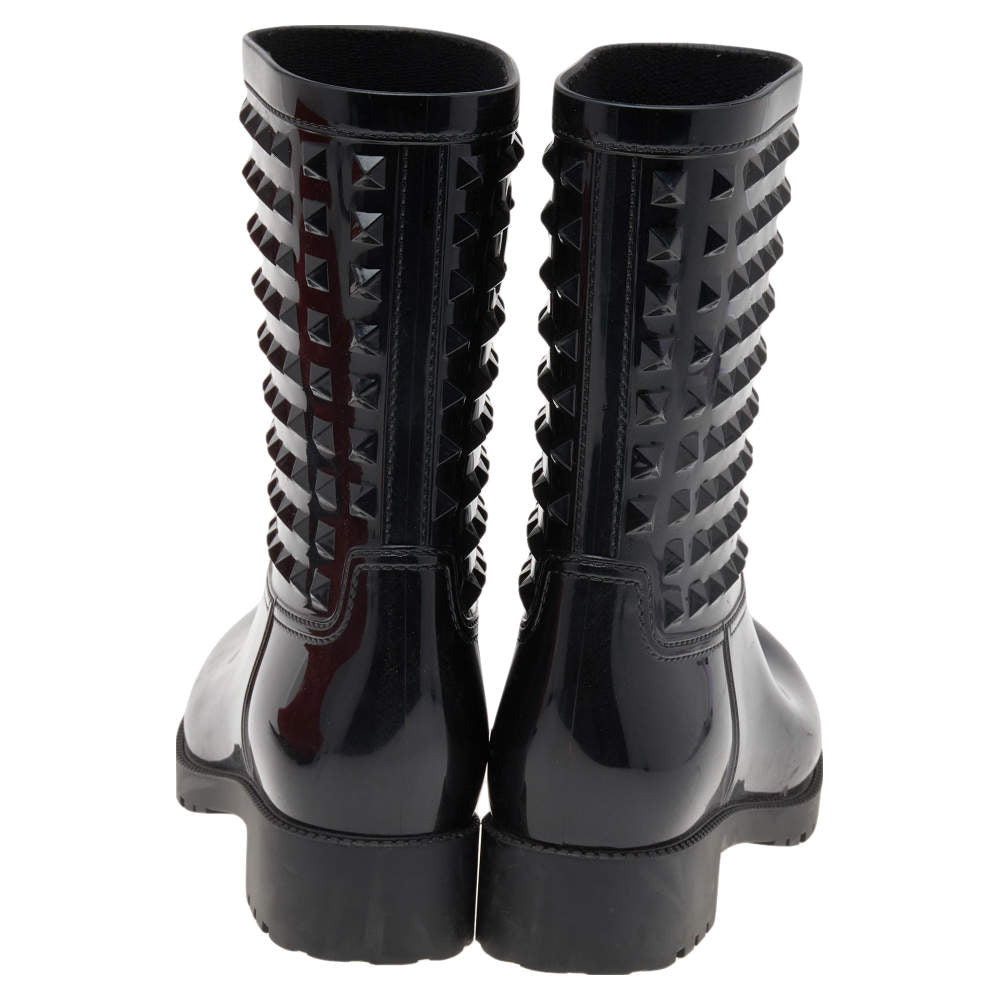 VALENTINO rockstud rain boots