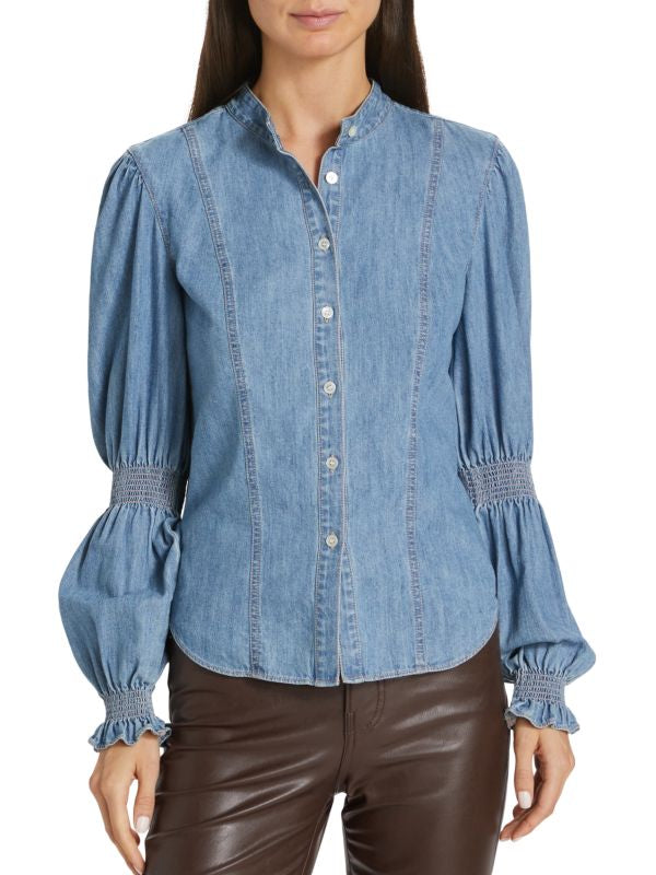 VERONICA BEARD denim top