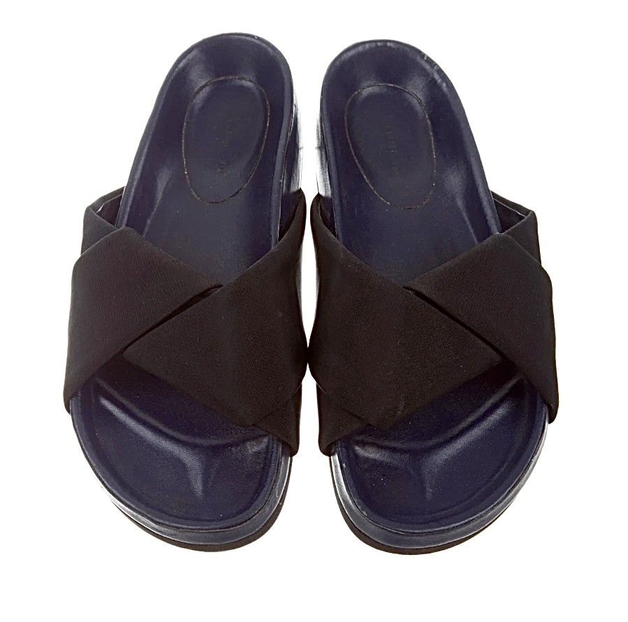 Celine Criss Cross Strap Slides