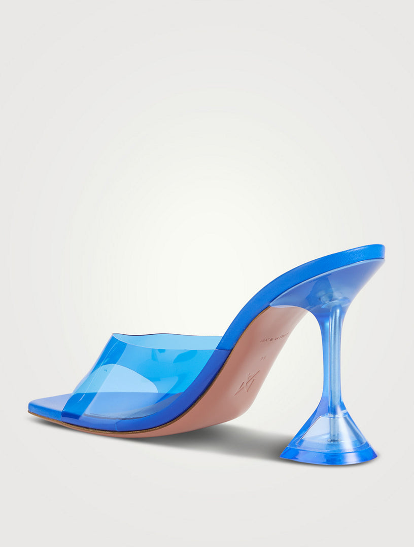 AMINA MUADDI LUPITA GLASS CLEAR PVC IN BLUE