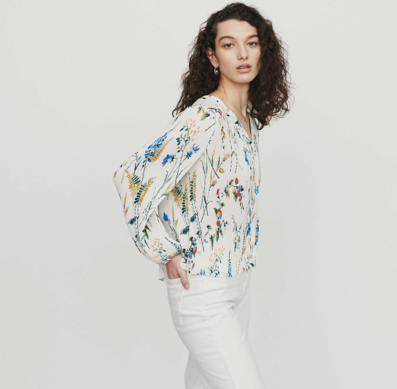 MAJE - Larcy White Blouse