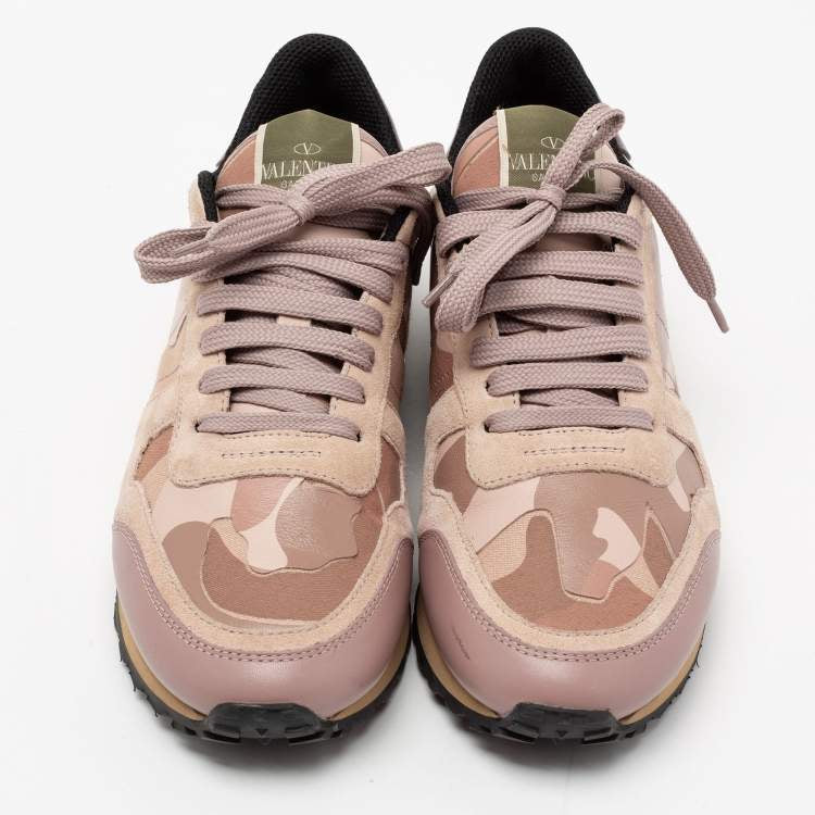 Valentino Camo Stud Runners