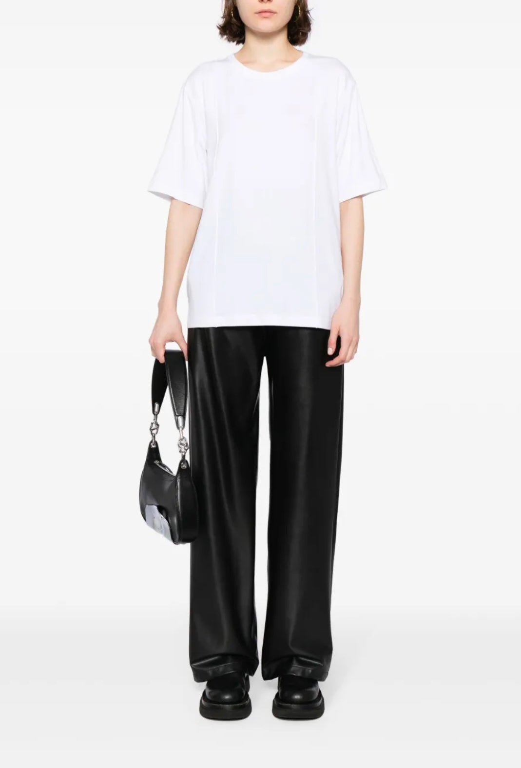 Peter Do
pleat-detail cotton T-shirt