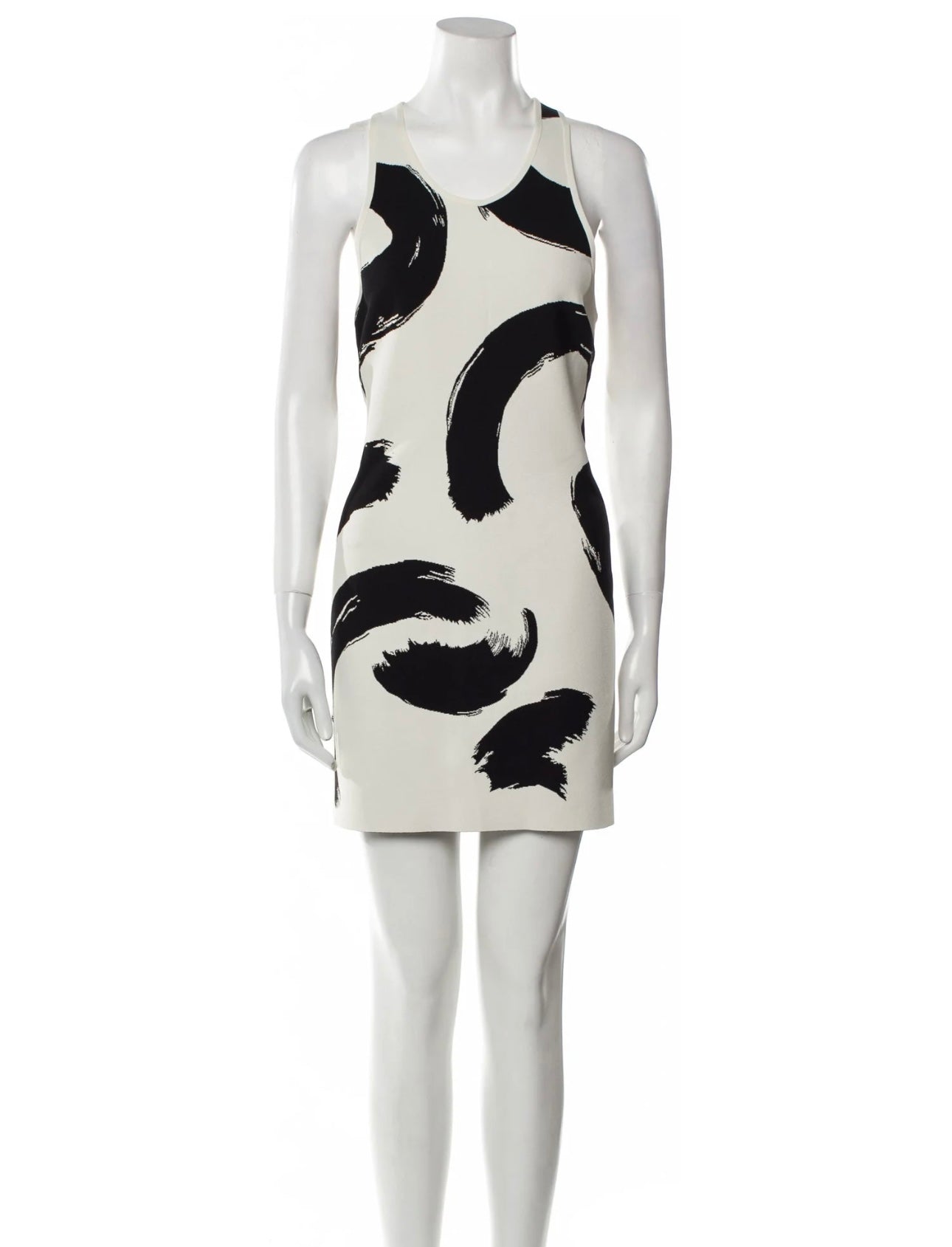 Celine - Phoebe Philo Brush Stroke Printed Mini Dress