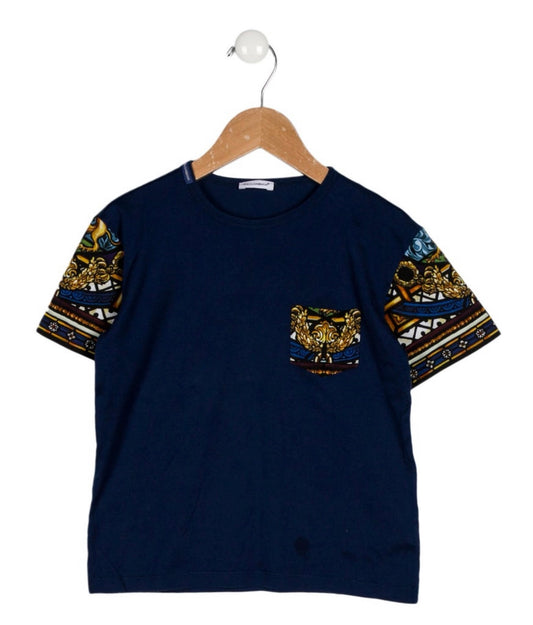 DOLCE & GABBANA - Boys Baroque Short-Sleeve T-Shirt