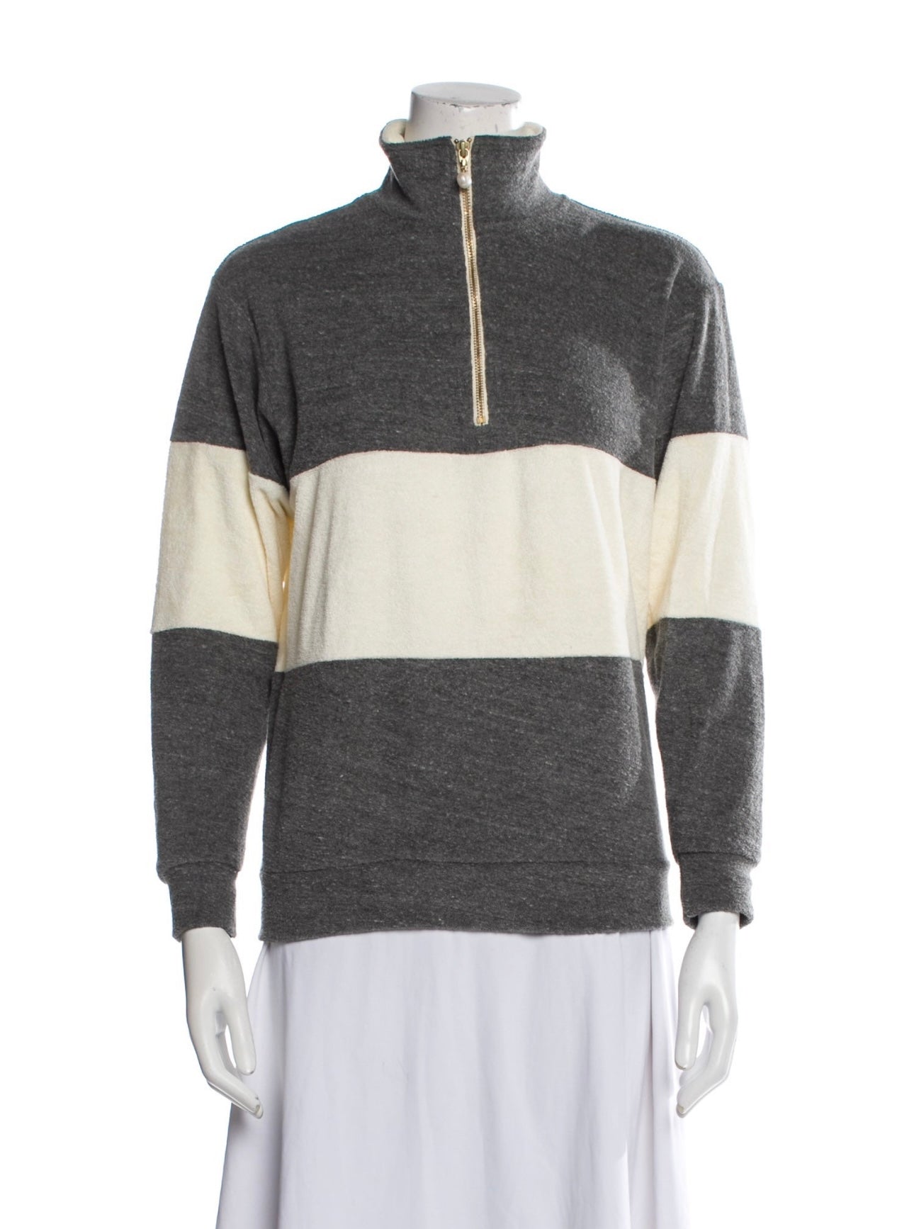 DONNI - COLORBLOCK QUARTER ZIP
