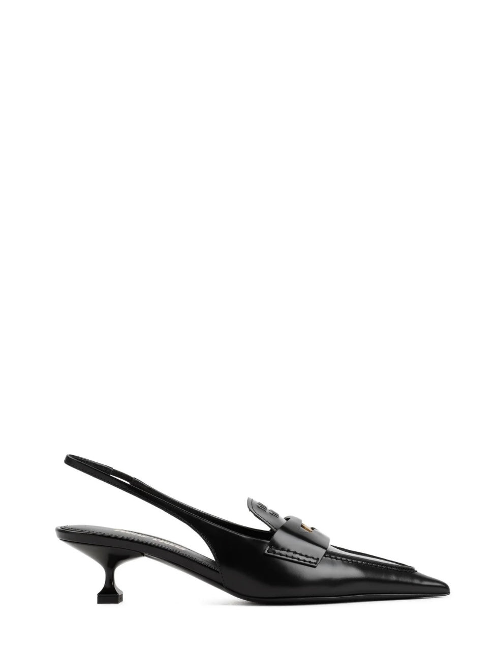 Miu Miu
Women's Black Logo Detailed Pointed Toe Slingback Pumps