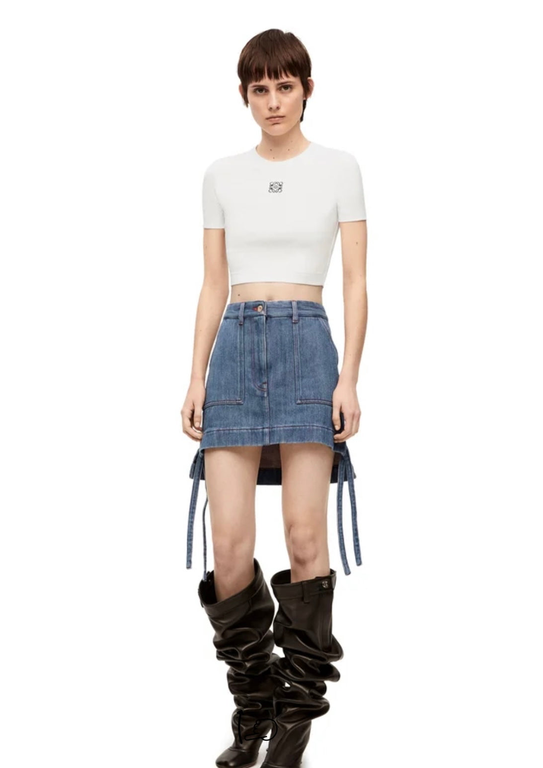 LOEWE - cropped top in cotton