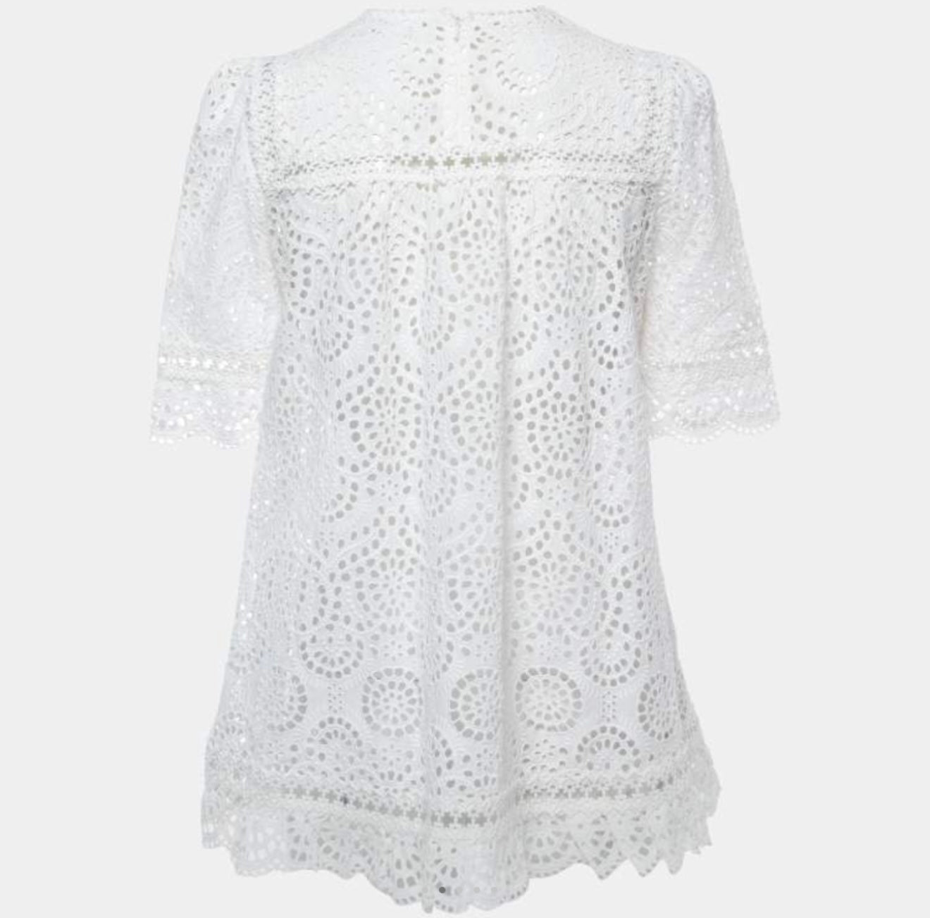 Zimmermann
Zimmermann White Eyelet Cotton Top