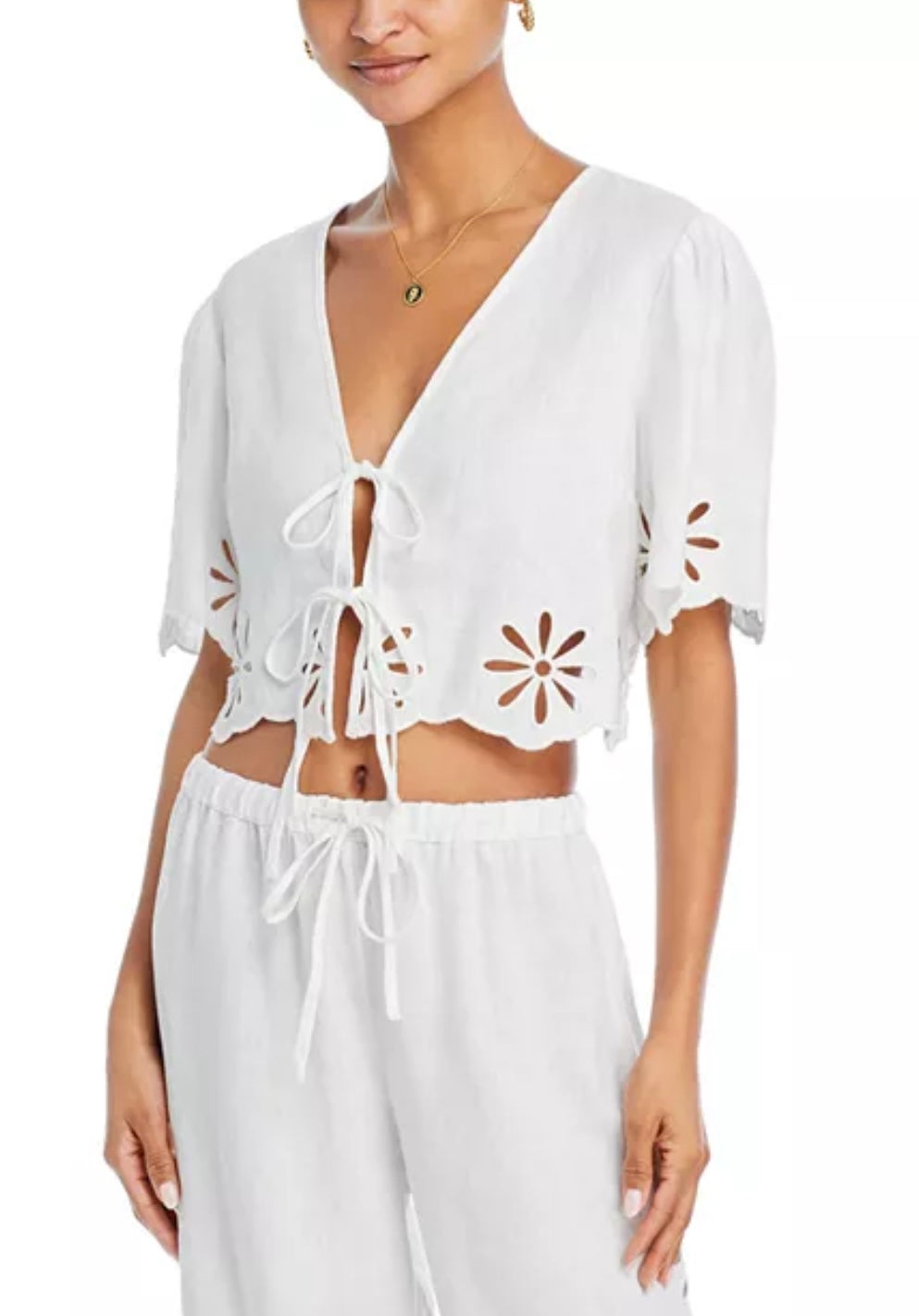 RAILS - 
Pari Linen Top & Emmie Pants SET
