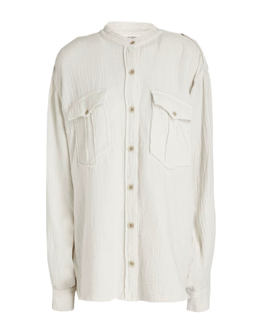 ISABEL MARANT ÉTOILE
Jepson cotton-gauze shirt