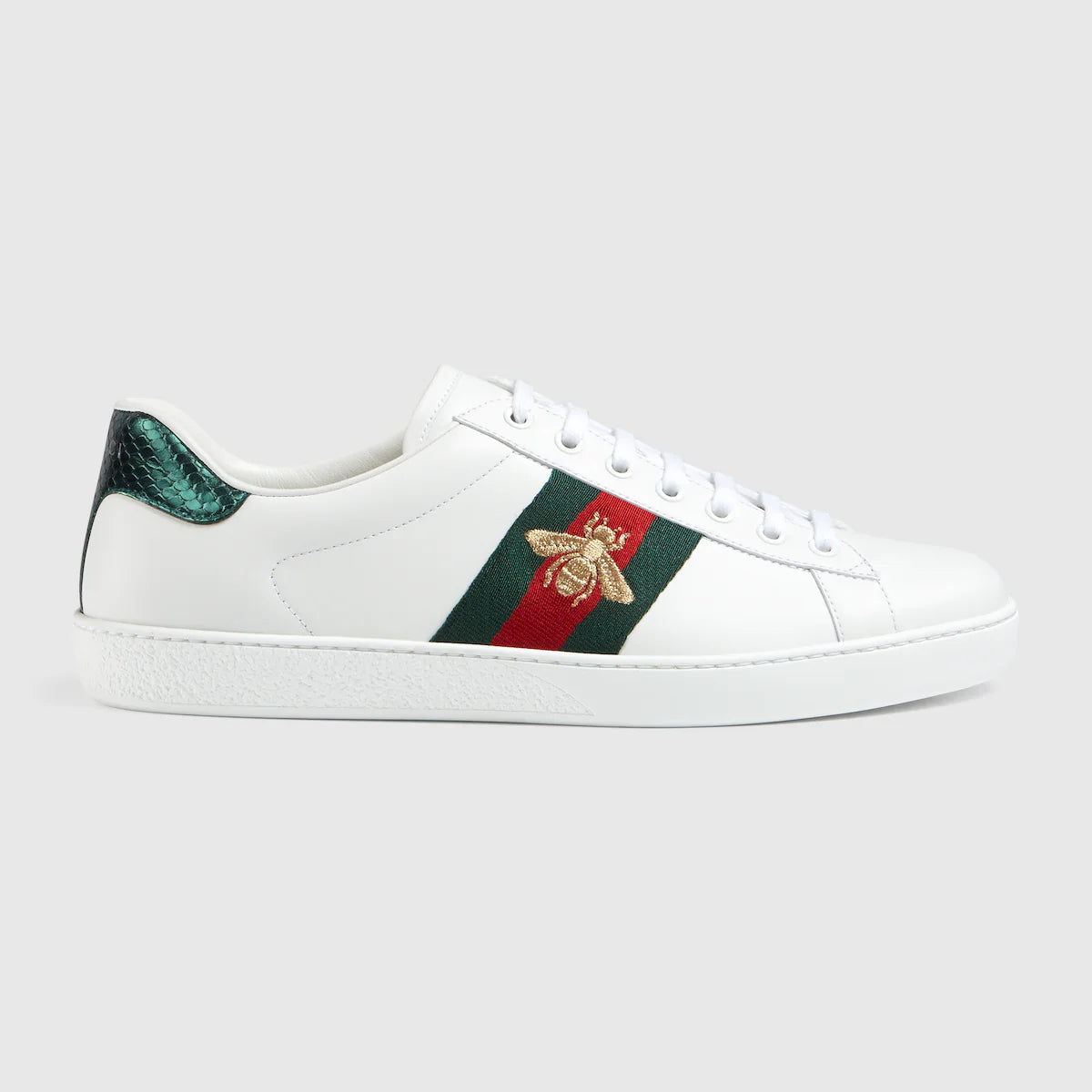 GUCCI white ace sneakers