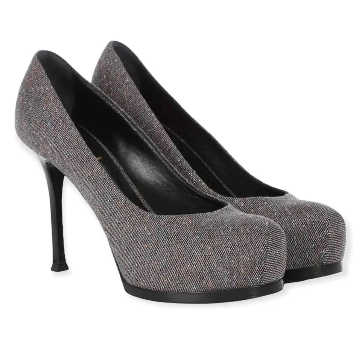 YSL fabric pumps
