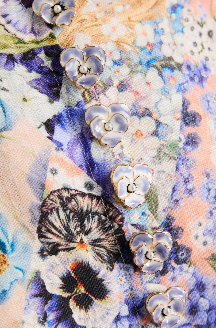 ZIMMERMANN
Floral-print linen mini dress