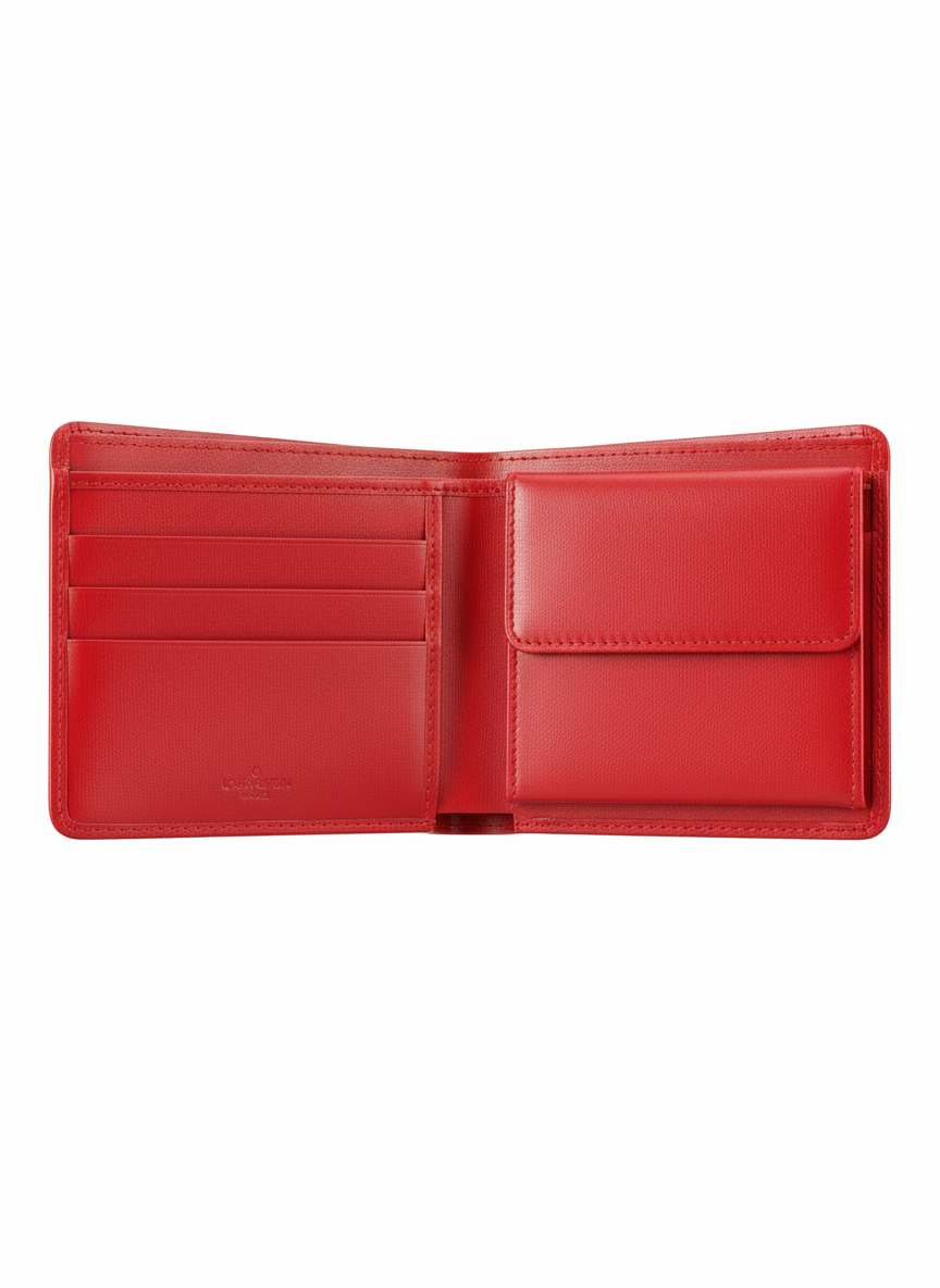 LOUIS VUITTON red wallet
