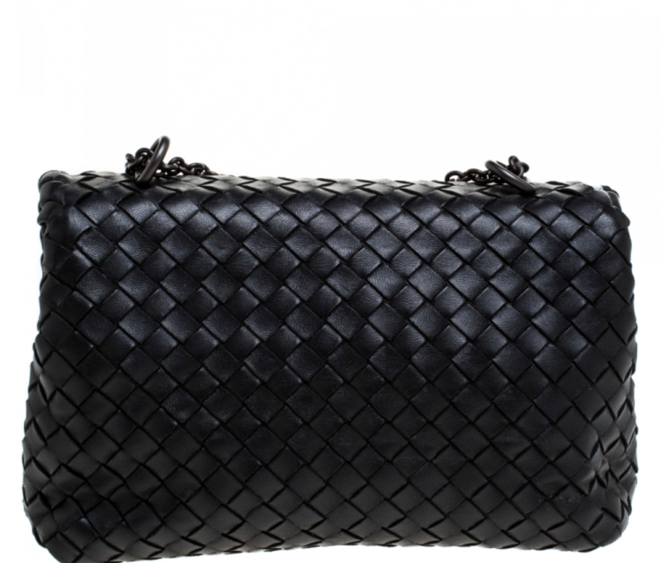 Bottega Veneta
Bottega Veneta Black Intrecciato Leather Small Olimpia Shoulder Bag