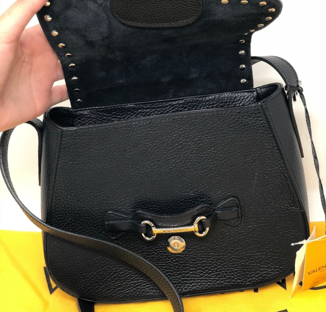 VALENTINO - JULIETTE LEATHER SADDLE BAG