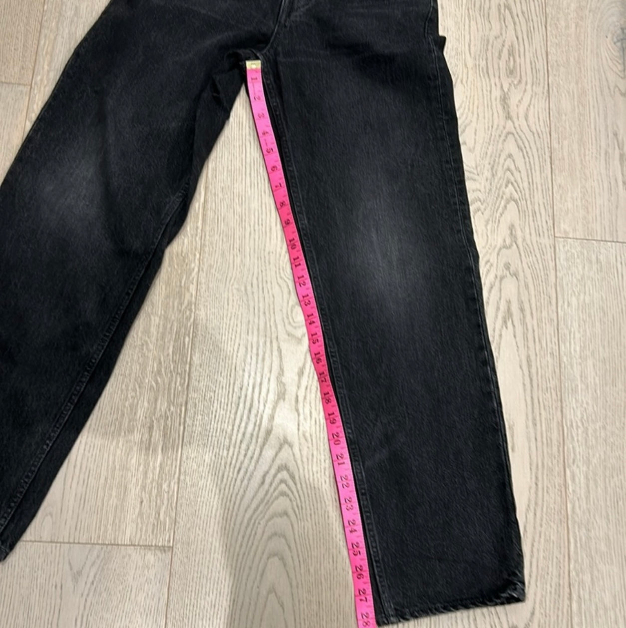 CELINE - Margaret High Waisted Straight-Cut Jeans Vintage Black