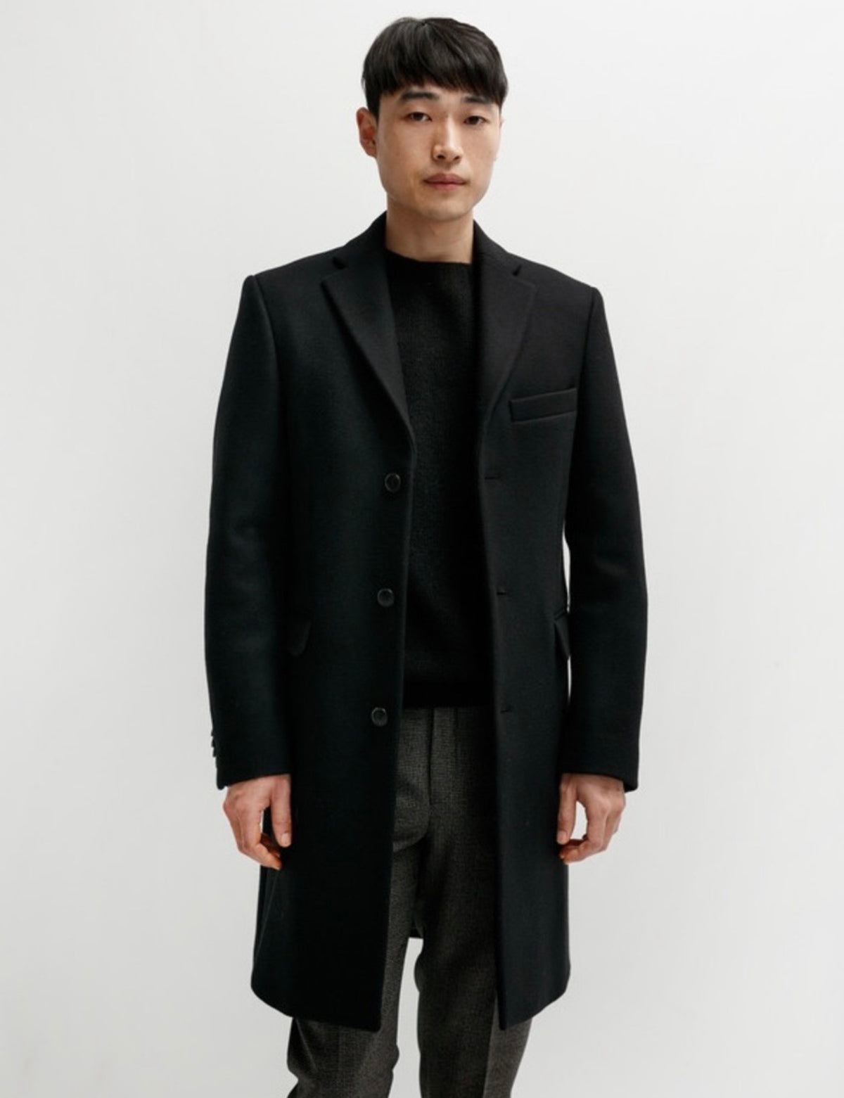 ACNE STUDIOS Black Garret Coat