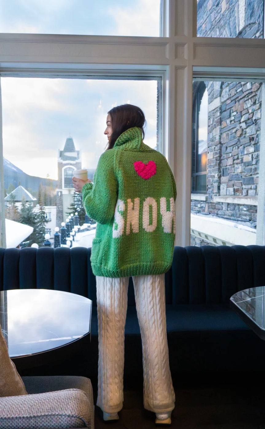 GOGO Sweaters - Heart Snow Cardi