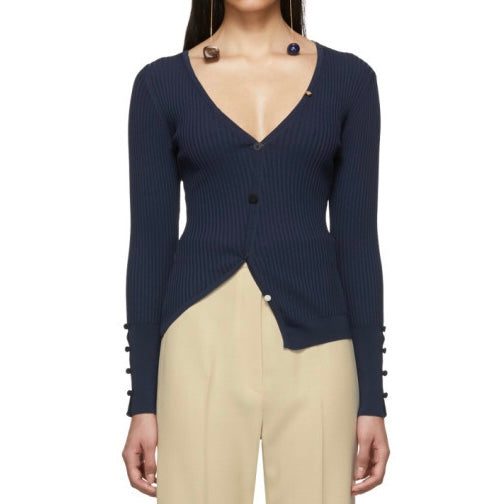 Jacquemus Navy Cardigan