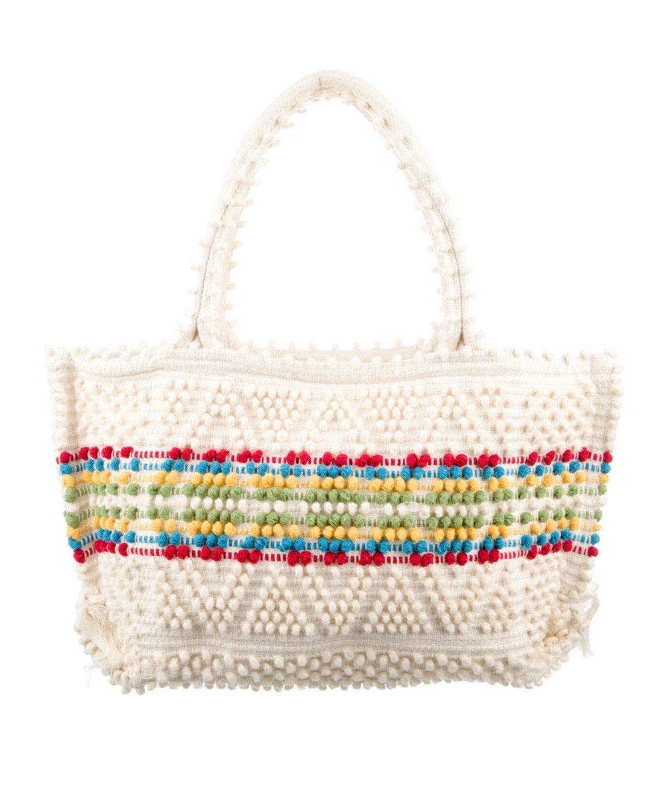 Antonello Tedde - Pom Pom Knit Tote Bag