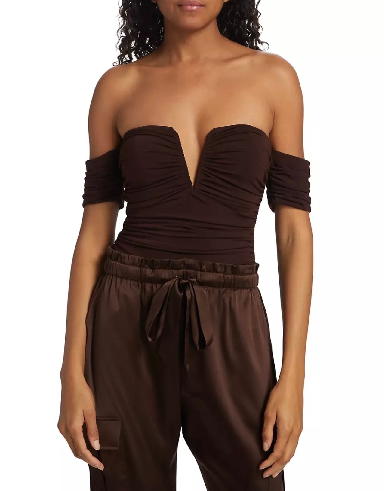 CAMI NYC - LOUIS BODYSUIT CLOVE