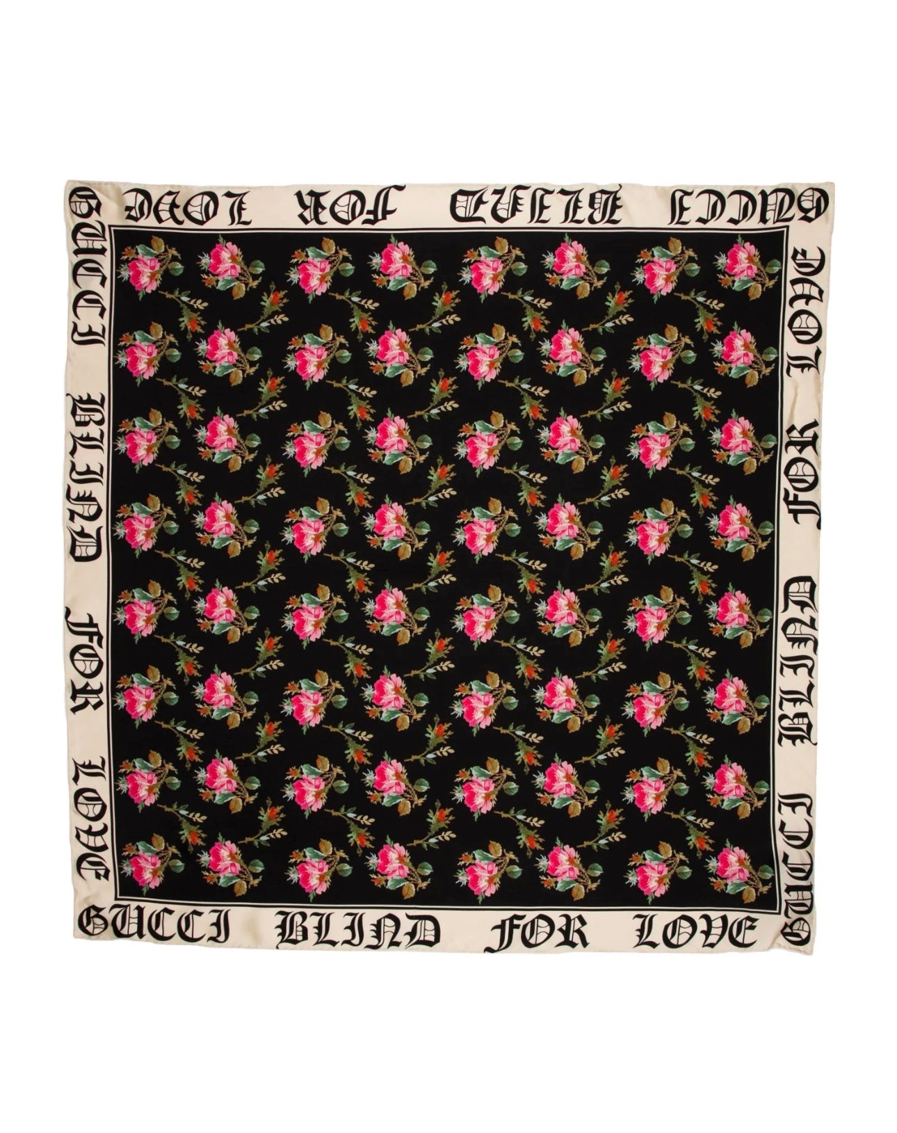 Gucci - Floral Print Scarf