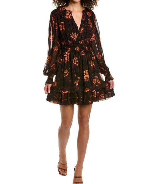 Ulla Johnson Floral Ruffle Dress