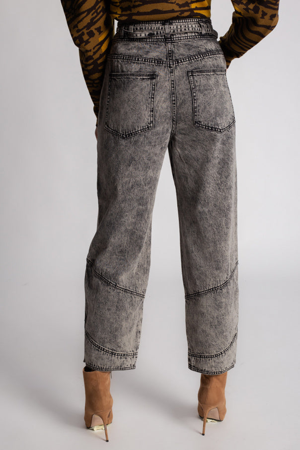 ULLA JOHNSON acid wash jeans