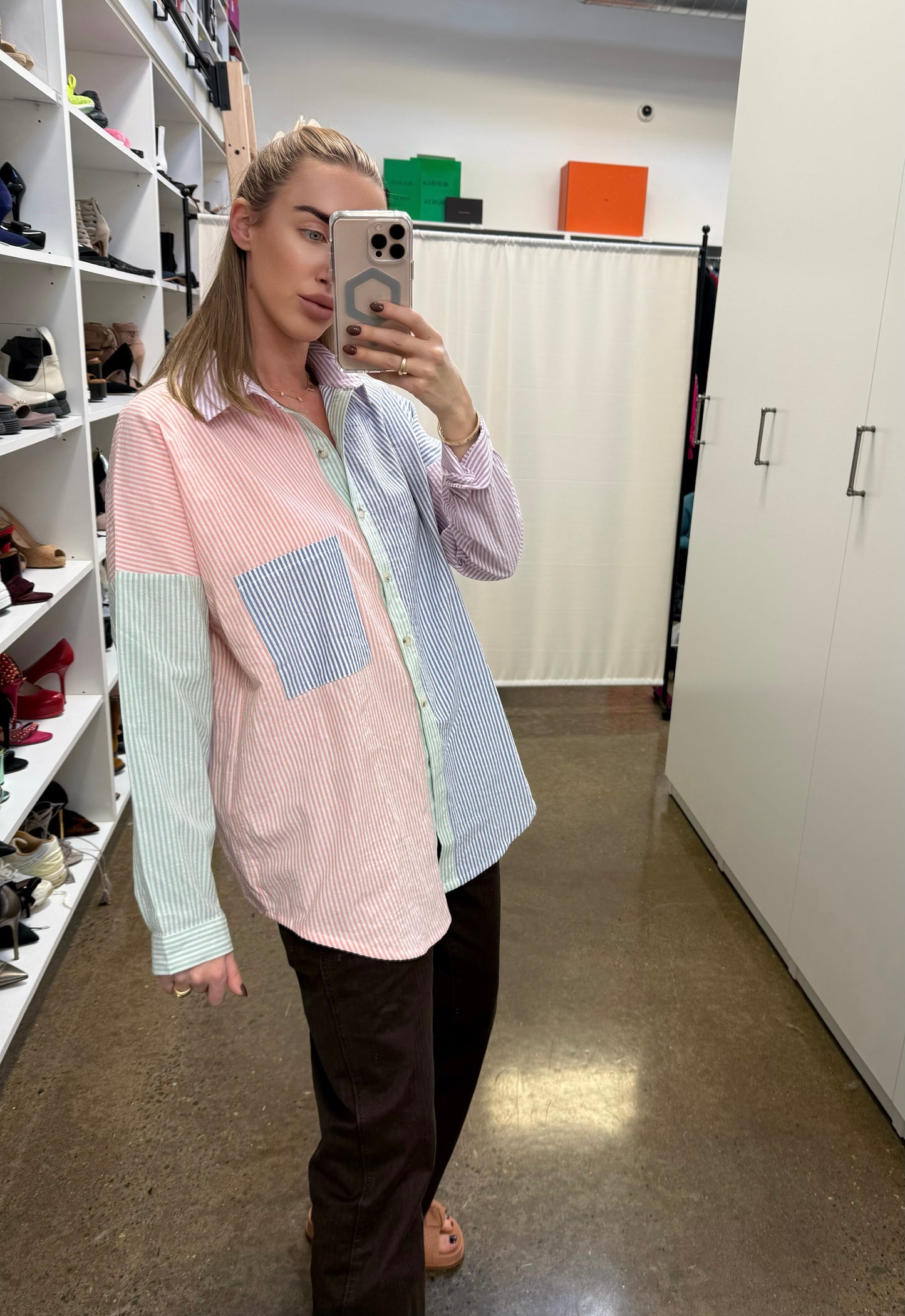 Franklin + Daysi - Multi Oversized Shirt