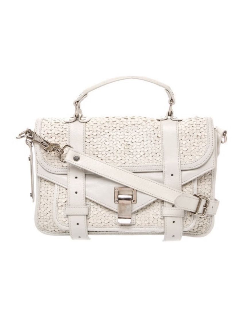 Proenza Schouler PS1 Woven Leather Crossbody Satchel