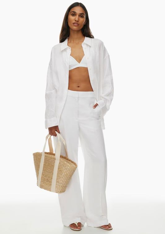 Wilfred - White Linen Trousers