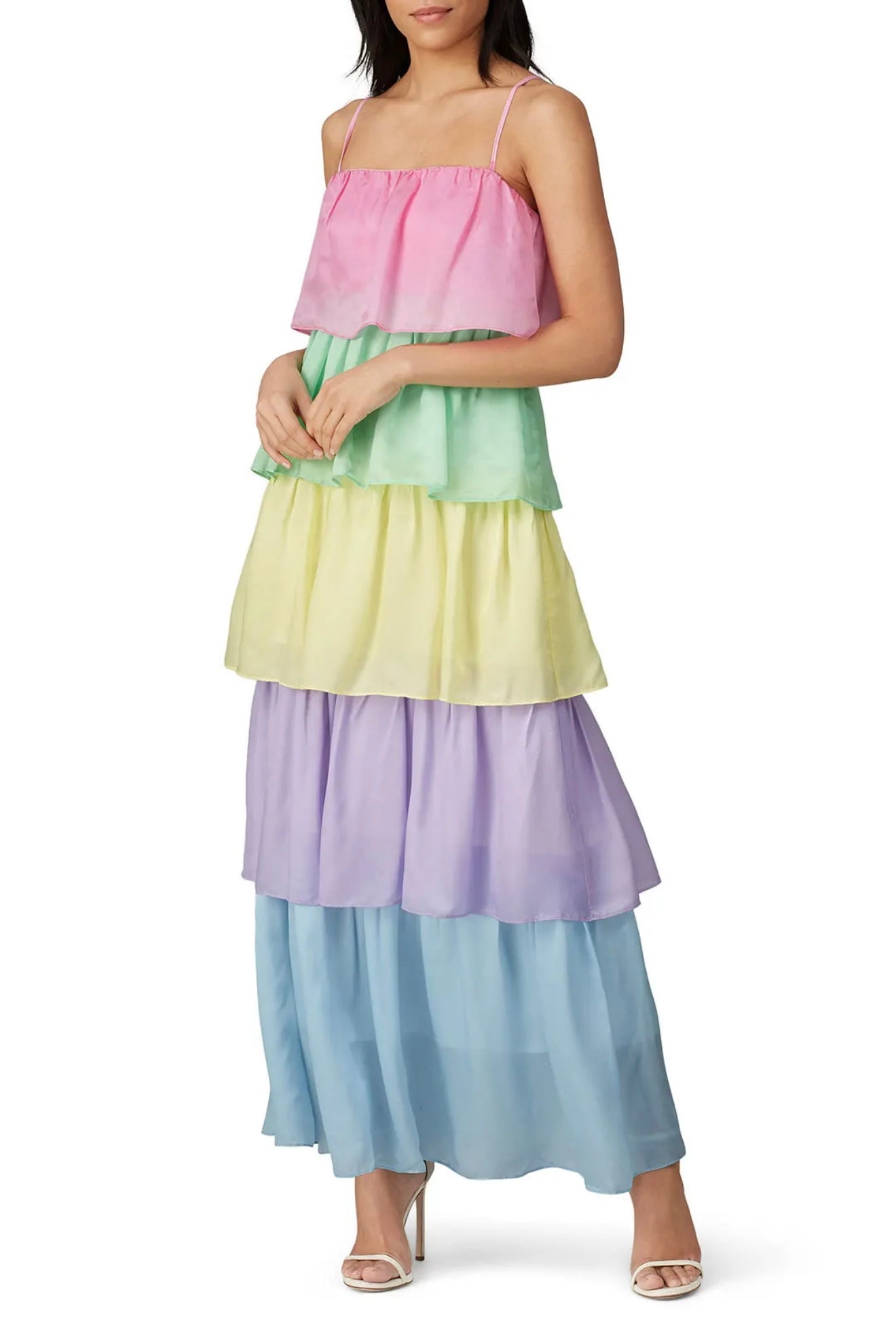 Olivia Rubin - Cici Tiered Silk Maxi