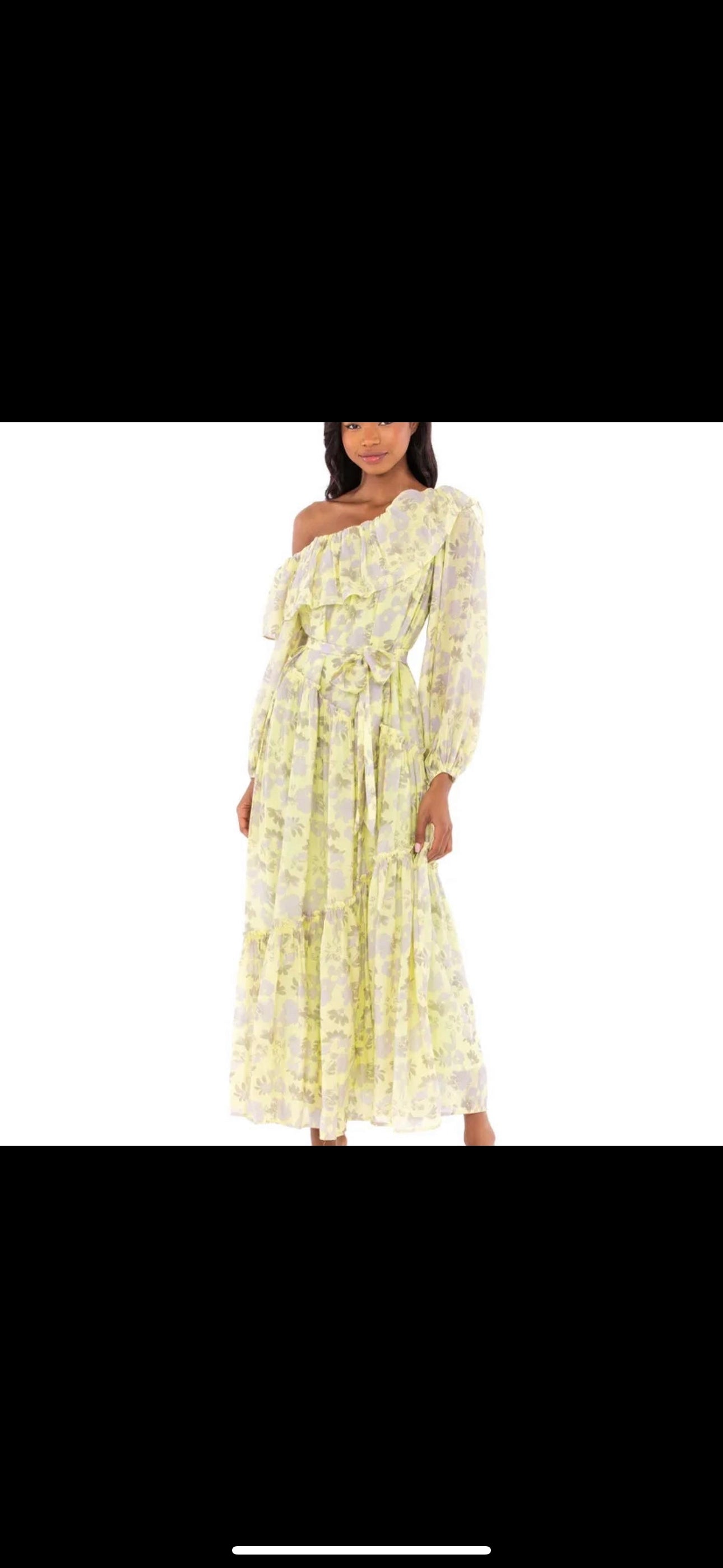 ASTR THE LABEL KAYLANI FLORAL OFF SHOULDER LONG SLEEVE MIDI DRESS