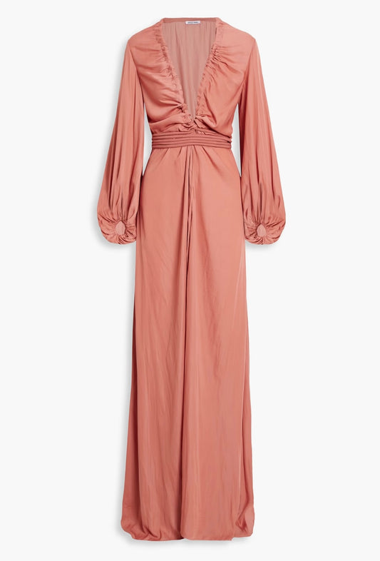 ANDREA IYAMAH
Neema gathered voile maxi dress