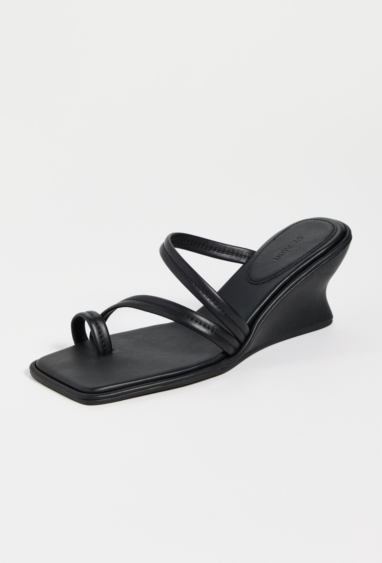 St Agni - Soft Strap Contour Wedges