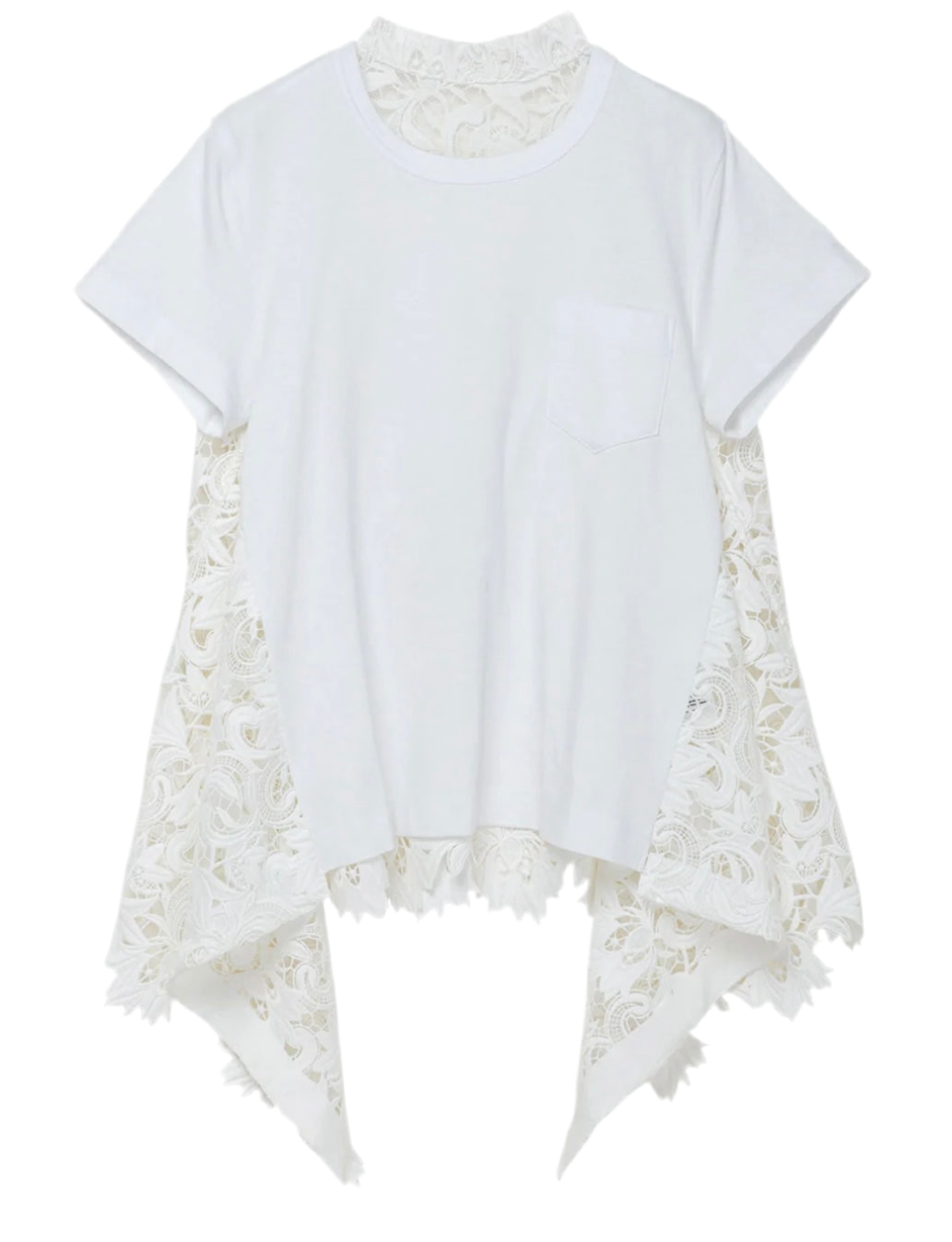 Sacai X Club21 50th Anniversary Lace T-Shirt