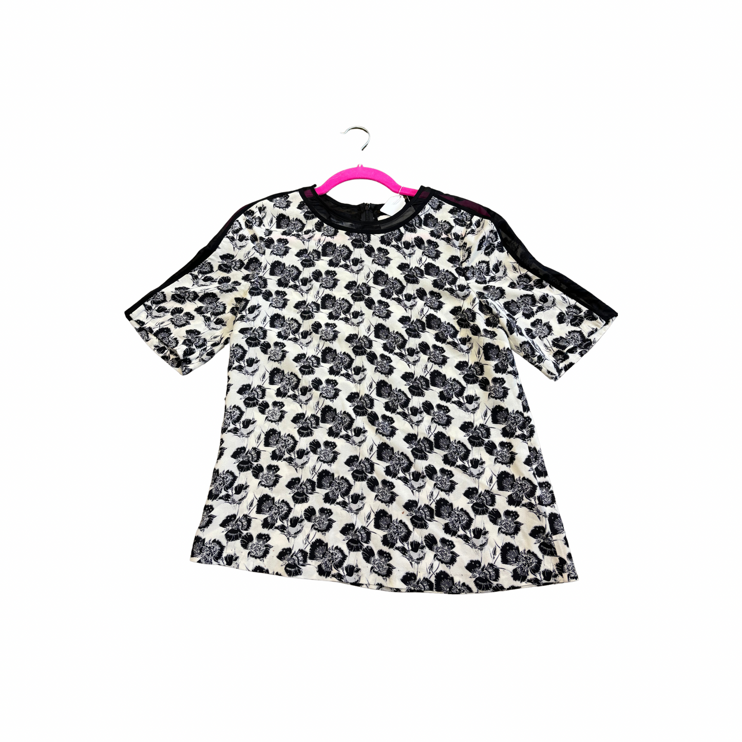 A.L.C silk floral printed top