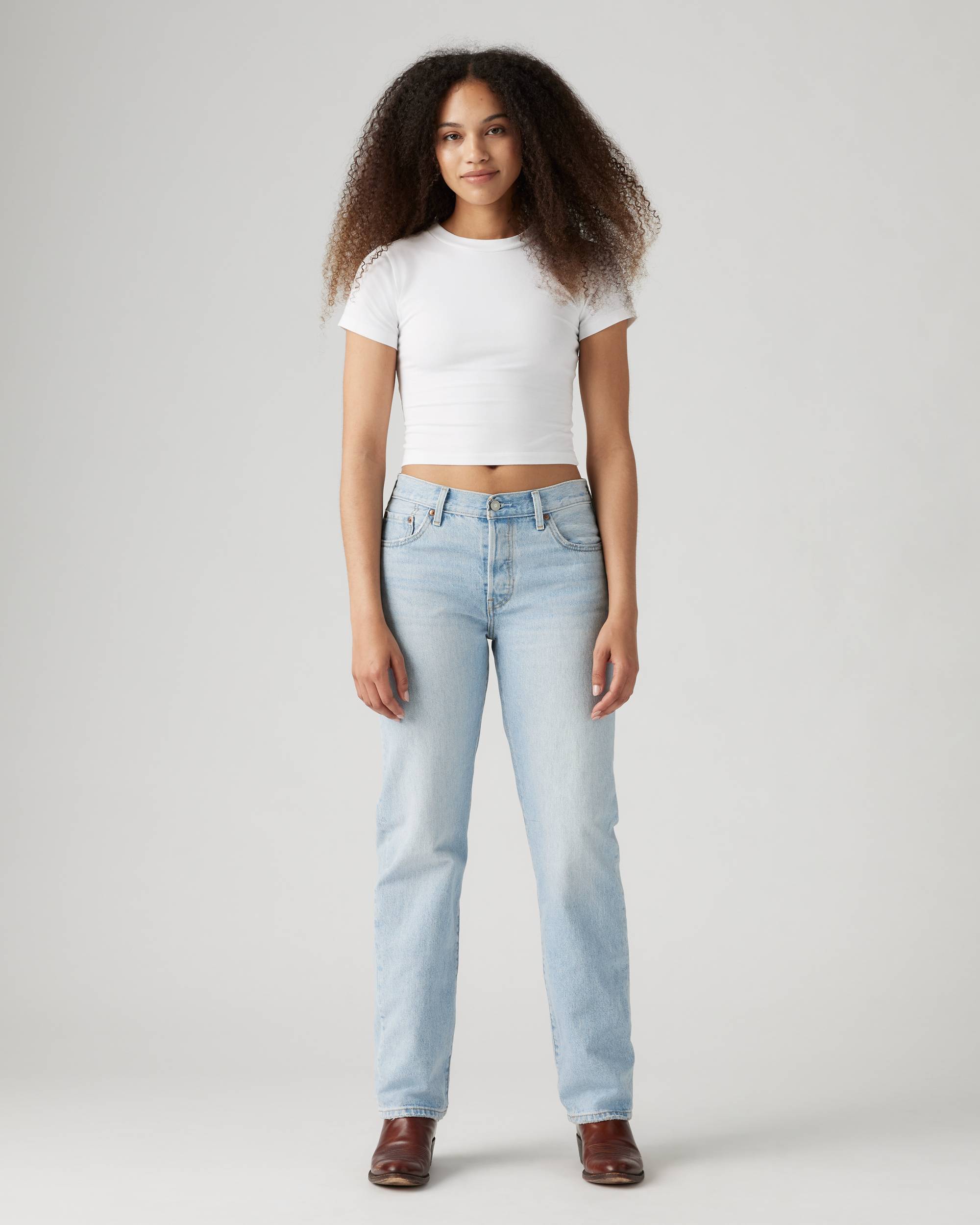 Levi's 501 90's Womens Jeans in Light Wash